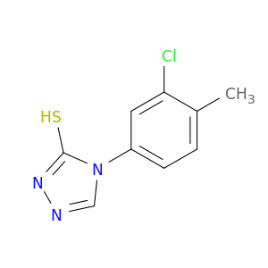 4-(3-chloro-4-methylphenyl)-4H-1,2,4-triazole-3-thiol