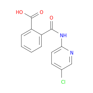 Benzoic acid, 2-[[(5-chloro-2-pyridinyl)amino]carbonyl]-