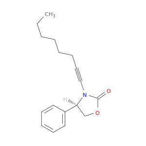 2-Oxazolidinone, 3-(1-octynyl)-4-phenyl-, (4R)-