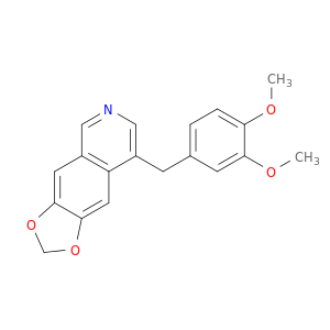 1,3-Dioxolo[4,5-g]isoquinoline, 8-[(3,4-dimethoxyphenyl)methyl]-