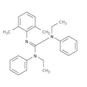 Guanidine, N''-(2,6-dimethylphenyl)-N,N'-diethyl-N,N'-diphenyl-