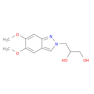 1,2-Propanediol, 3-(5,6-dimethoxy-2H-indazol-2-yl)-
