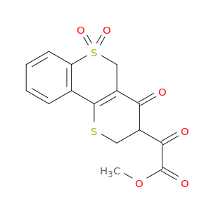 METHYL (6,6-DIOXIDO-4-OXO-3,4-DIHYDRO-2H,5H-THIOPYRANO[3,2-C]THIOCHROMEN-3-YL)(OXO)ACETATE