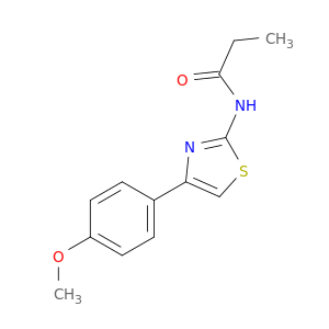 Propanamide, N-[4-(4-methoxyphenyl)-2-thiazolyl]-