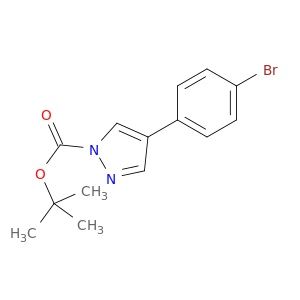 tert-Butyl 4-(4-bromophenyl)pyrazole-1-carboxylate