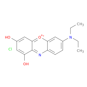 苯氧吡啶-5-Ium,7-(二乙基氨基)-1,3-二羟基-,氯化物(1：1)