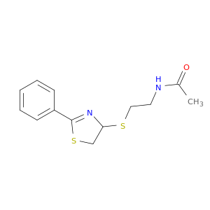 Acetamide, N-[2-[(4,5-dihydro-2-phenyl-4-thiazolyl)thio]ethyl]-