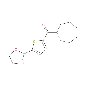 Cycloheptyl[5-(1,3-二氧化醇-2-基)-2-噻吩基]甲烷酮