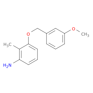 3-[(3-Methoxyphenyl)methoxy]-2-methylaniline