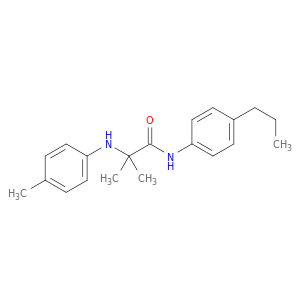Propanamide, 2-methyl-2-[(4-methylphenyl)amino]-N-(4-propylphenyl)-