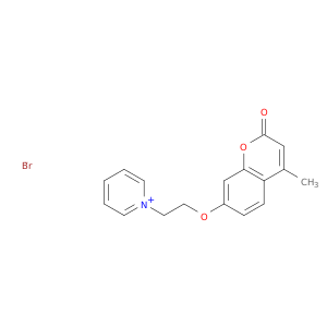 Pyridinium,1-[2-[(4-methyl-2-oxo-2H-1-benzopyran-7-yl)oxy]ethyl]-, bromide (1:1)