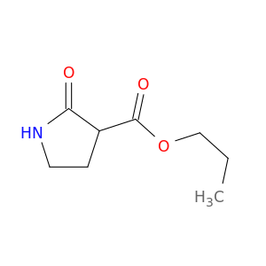 3-Pyrrolidinecarboxylic acid, 2-oxo-, propyl ester