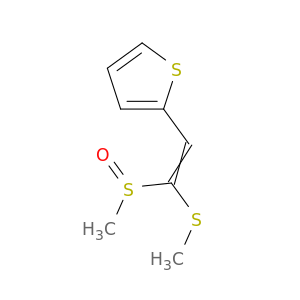 Thiophene, [2-(methylsulfinyl)-2-(methylthio)ethenyl]-
