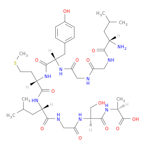 L-Alanine, L-leucylglycylglycyl-L-tyrosyl-L-methionyl-L-leucylglycyl-L-seryl-