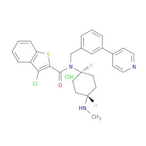 3-氯-N-[反式-4-(甲氨基)环己基]-N-[[3-(4-吡啶基)苯基]甲基]苯并[b]噻吩-2-甲酰胺盐酸盐