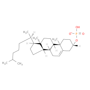 Cholesterol, hydrogenphosphate (8CI)