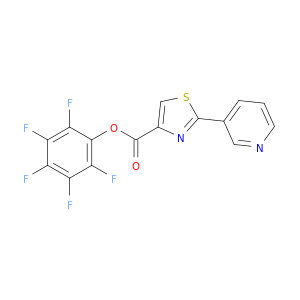 2,3,4,5,6-五氟苯基2-(3-吡啶基)-4-噻唑羧酸盐