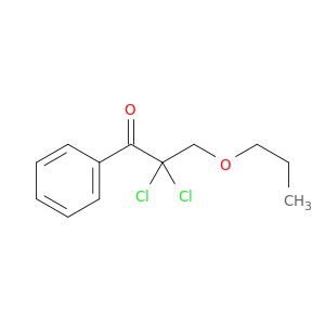 1-Propanone, 2,2-dichloro-1-phenyl-3-propoxy-