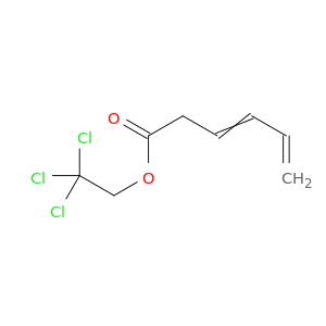 3,5-Hexadienoic acid, 2,2,2-trichloroethyl ester