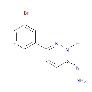 3(2H)-Pyridazinone, 6-(3-bromophenyl)-, hydrazone