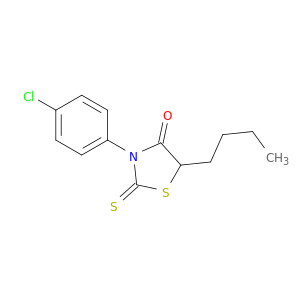 4-Thiazolidinone,5-butyl-3-(4-chlorophenyl)-2-thioxo-