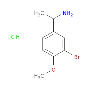 1-(3-溴-4-甲氧基苯基)乙-1-胺盐酸盐
