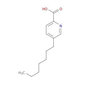 2-Pyridinecarboxylicacid, 5-heptyl-