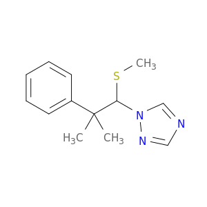 1H-1,2,4-Triazole, 1-[2-methyl-1-(methylthio)-2-phenylpropyl]-