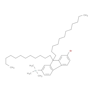 Silane, (7-bromo-9,9-didodecyl-9H-fluoren-2-yl)trimethyl-