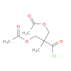 Propanoyl chloride,3-(acetyloxy)-2-[(acetyloxy)methyl]-2-methyl-