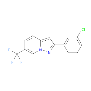 2-(3-CHLOROPHENYL)-6-(TRIFLUOROMETHYL)PYRAZOLO[1,5-A]PYRIDINE