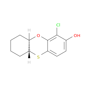 3-Phenoxathiinol, 4-chloro-5a,6,7,8,9,9a-hexahydro-, trans-