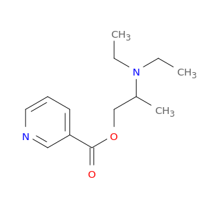 3-Pyridinecarboxylicacid, 2-(diethylamino)propyl ester
