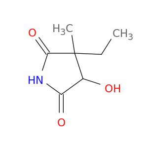 2,5-Pyrrolidinedione, 3-ethyl-4-hydroxy-3-methyl-
