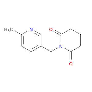 2,6-Piperidinedione, 1-[(6-methyl-3-pyridinyl)methyl]-