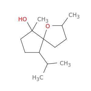1-Oxaspiro[4.4]nonan-6-ol, 2,6-dimethyl-9-(1-methylethyl)-