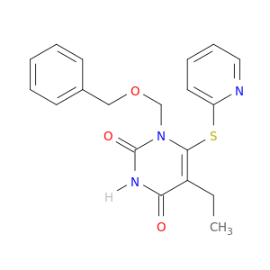 1-[(benzyloxy)methyl]-5-ethyl-6-(pyridin-2-ylsulfanyl)pyrimidine-2,4(1h,3h)-dione