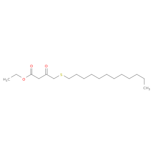 Butanoic acid, 4-(dodecylthio)-3-oxo-, ethyl ester