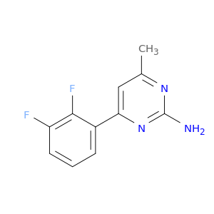 4-METHYL-6-(2,3-DIFLUOROPHENYL)PYRIMIDIN-2-AMINE