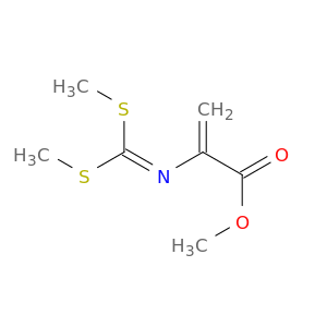 2-Propenoic acid, 2-[[bis(methylthio)methylene]amino]-, methyl ester