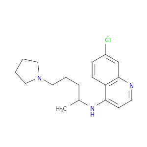 7-chloro-N-(5-pyrrolidin-1-ylpentan-2-yl)quinolin-4-amine