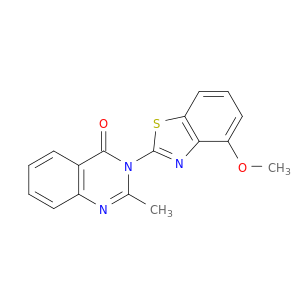 3-(4-METHOXY-1,3-BENZOTHIAZOL-2-YL)-2-METHYL-4(3H)-QUINAZOLINONE