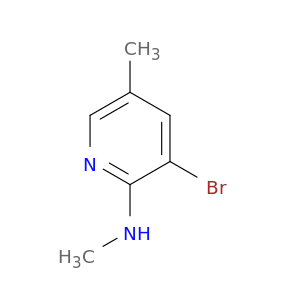 3-溴-N,5-二甲基吡啶-2-胺