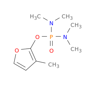 Phosphorodiamidic acid, tetramethyl-, 3-methyl-2-furanyl ester