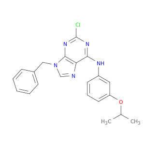 9H-Purin-6-amine,2-chloro-N-[3-(1-methylethoxy)phenyl]-9-(phenylmethyl)-