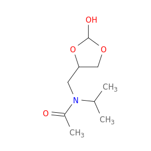 Acetamide, N-[(2-hydroxy-1,3-dioxolan-4-yl)methyl]-N-(1-methylethyl)-