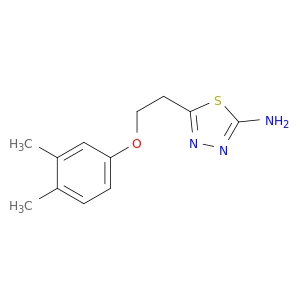 5-[2-(3,4-二甲基苯氧基)乙基]-1,3,4-噻二唑-2-胺