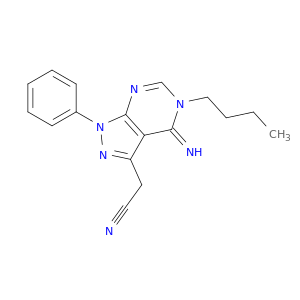 [(4z)-5-butyl-4-imino-1-phenyl-4,5-dihydro-1h-pyrazolo[3,4-d]pyrimidin-3-yl]acetonitrile