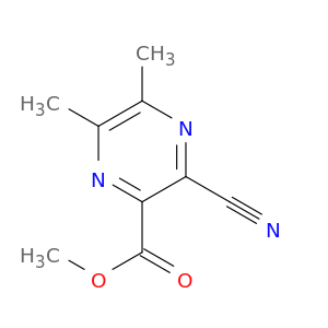 2-Pyrazinecarboxylicacid, 3-cyano-5,6-dimethyl-, methyl ester
