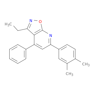 Isoxazolo[5,4-b]pyridine, 6-(3,4-dimethylphenyl)-3-ethyl-4-phenyl-